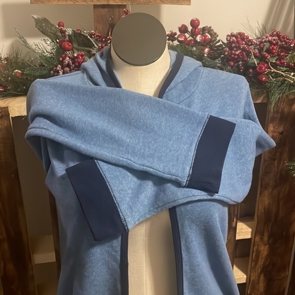 Addison Meadow cardigan pockets soft long sleeve hooded pajama Sz XS - Picture 8 of 9